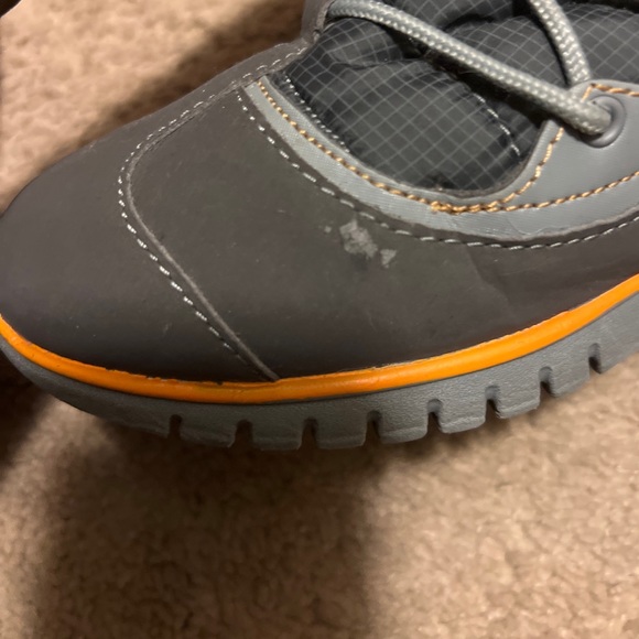 - Dr. Scholls Lace Up Alpine Winter Boots, color: Gray & Orange, Womens 7 … - Picture 11 of 14